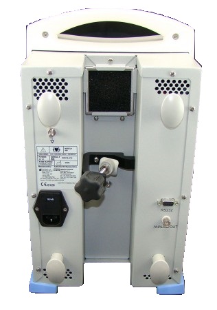 Bowman Perfusion Monitor — rear panel connections